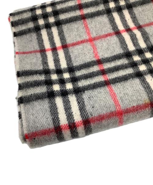 Burberry's（バーバリーズ）Burberry's (バーバリーズ) マフラー ブラウン×グレーの古着・服飾アイテム