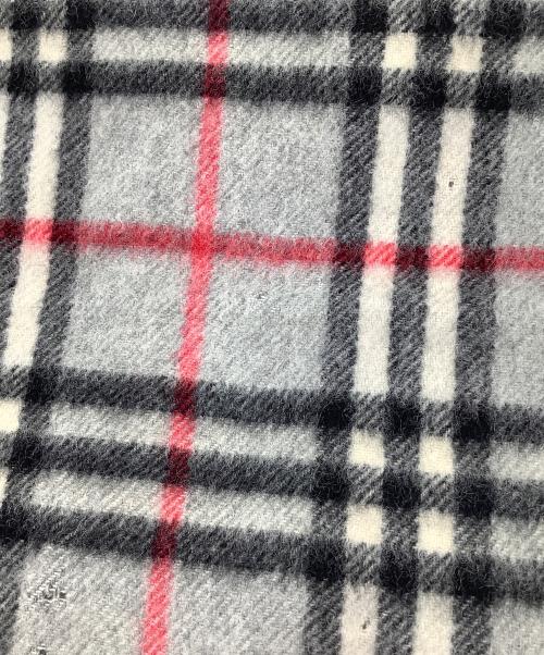 Burberry's（バーバリーズ）Burberry's (バーバリーズ) マフラー ブラウン×グレーの古着・服飾アイテム