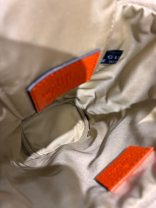 GUCCI（グッチ）GUCCI (グッチ) THE NORTH FACE (ザ ノース フェイス) 2WAYバッグ ベージュの古着・服飾アイテム
