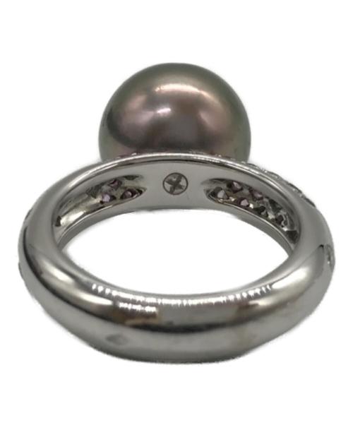 Cartier（カルティエ）Cartier (カルティエ) ブラックパールK18WGリング サイズ:12号の古着・服飾アイテム