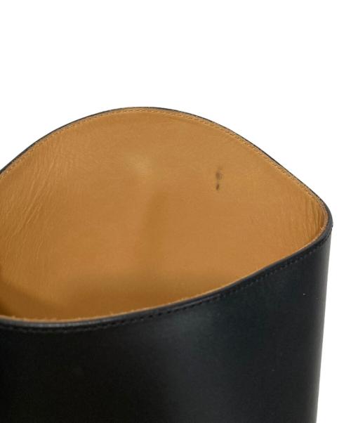 Christian Dior（クリスチャン ディオール）Christian Dior (クリスチャン ディオール) レザーロングブーツ ブラック サイズ:36.5の古着・服飾アイテム