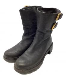 PRADA SPORTS（プラダスポーツ）の古着「レザーブーツ」｜ブラック