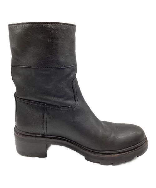 PRADA SPORTS（プラダスポーツ）PRADA SPORTS (プラダスポーツ) レザーブーツ ブラック サイズ:35の古着・服飾アイテム