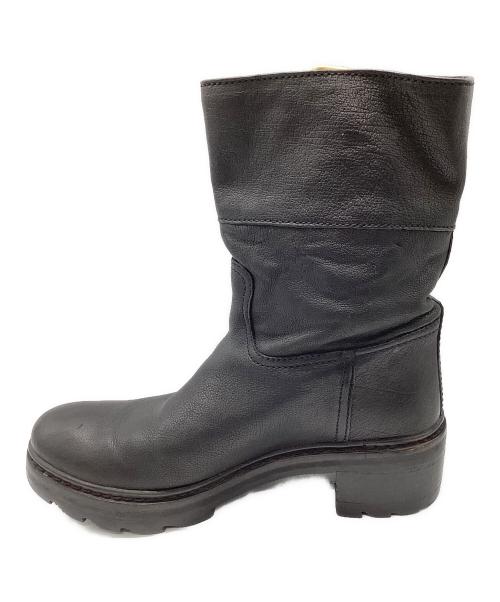 PRADA SPORTS（プラダスポーツ）PRADA SPORTS (プラダスポーツ) レザーブーツ ブラック サイズ:35の古着・服飾アイテム