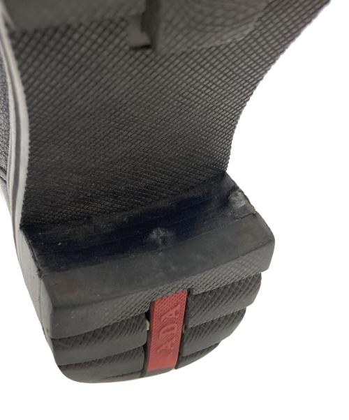 PRADA SPORTS（プラダスポーツ）PRADA SPORTS (プラダスポーツ) レザーブーツ ブラック サイズ:35の古着・服飾アイテム