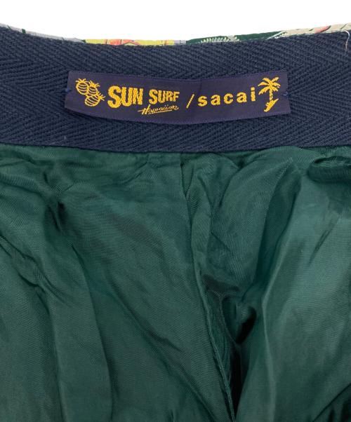 Sun Surf（サンサーフ）Sun Surf (サンサーフ) sacai (サカイ) ハーフパンツ グリーン サイズ:1の古着・服飾アイテム
