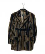 Jean Paul Gaultier FEMMEジャンポールゴルチエ フェム）の古着「総柄ベロアジャケット/Velour jacket」｜ブラック