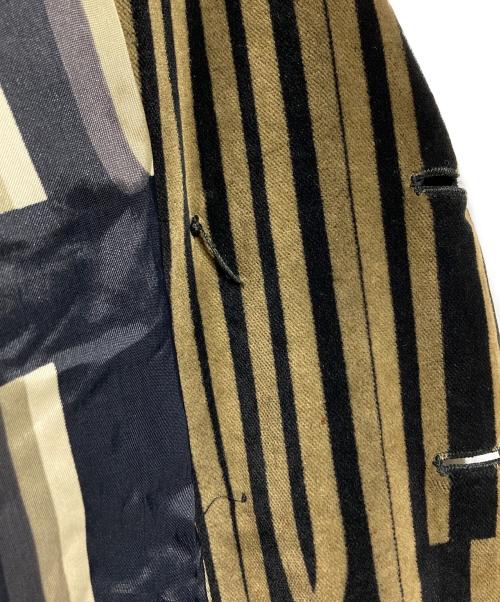 Jean Paul Gaultier FEMME（ジャンポールゴルチエ フェム）Jean Paul Gaultier FEMME (ジャンポールゴルチエ フェム) 総柄ベロアジャケット/Velour jacket ブラック サイズ:42の古着・服飾アイテム