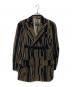 Jean Paul Gaultier FEMME（ジャンポールゴルチエ フェム）の古着「総柄ベロアジャケット/Velour jacket」｜ブラック