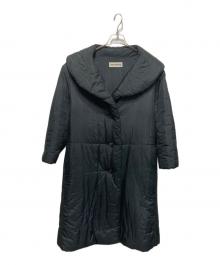 ISSEY MIYAKE（イッセイミヤケ）の古着「中綿コート」｜ブラック