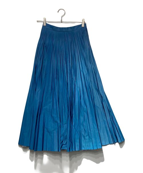 Maison Margiela（メゾンマルジェラ）Maison Margiela (メゾンマルジェラ) プリーツスカート ブルー サイズ:38の古着・服飾アイテム