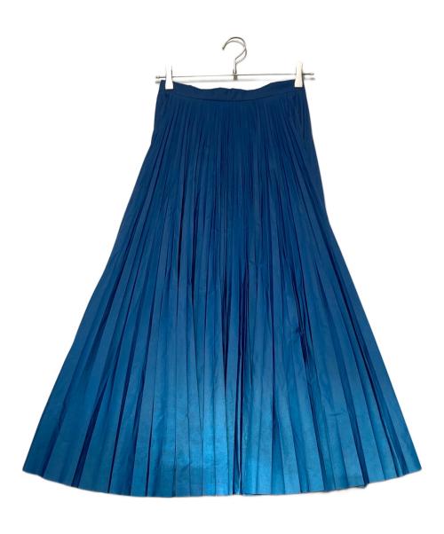 Maison Margiela（メゾンマルジェラ）Maison Margiela (メゾンマルジェラ) プリーツスカート ブルー サイズ:38の古着・服飾アイテム