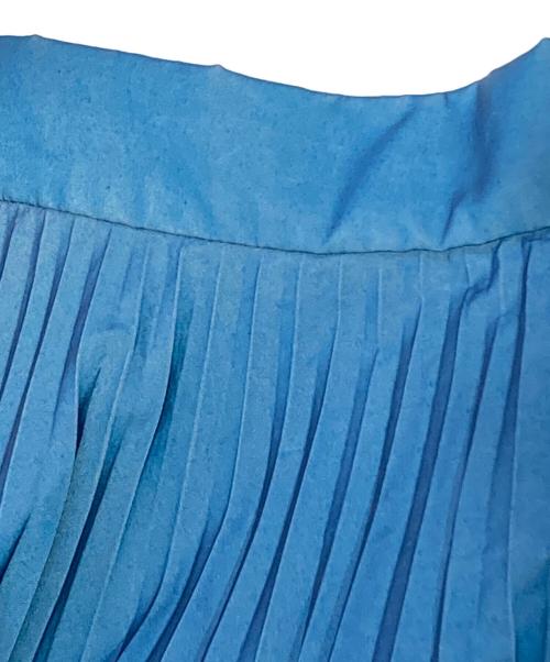 Maison Margiela（メゾンマルジェラ）Maison Margiela (メゾンマルジェラ) プリーツスカート ブルー サイズ:38の古着・服飾アイテム