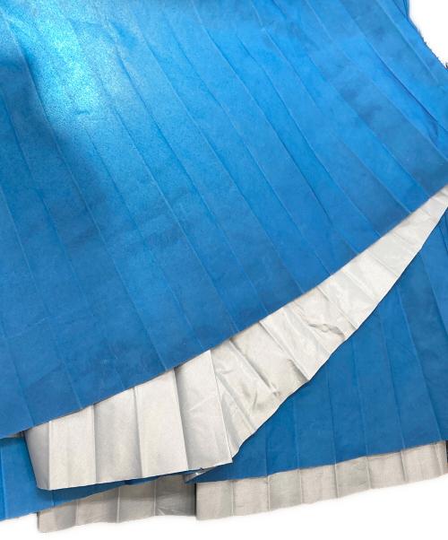 Maison Margiela（メゾンマルジェラ）Maison Margiela (メゾンマルジェラ) プリーツスカート ブルー サイズ:38の古着・服飾アイテム