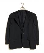 COMME des GARCONS HOMME PLUSコムデギャルソンオムプリュス）の古着「ウールジャケット/Wool Gabardine Collarless Jacket」｜ネイビー