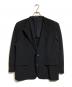 COMME des GARCONS HOMME PLUS（コムデギャルソンオムプリュス）の古着「ウールジャケット/Wool Gabardine Collarless Jacket 」｜ネイビー