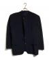 COMME des GARCONS HOMME PLUS (コムデギャルソンオムプリュス) ウールジャケット/Wool Gabardine Collarless Jacket  ネイビー サイズ:S：30000円