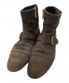 LOUIS VUITTONルイ ヴィトン）の古着「レザーブーツ」｜ブラウン