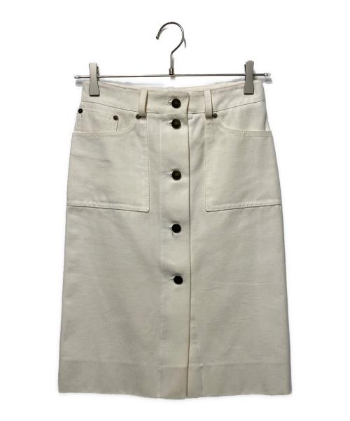 LOUIS VUITTON（ルイ ヴィトン）LOUIS VUITTON (ルイ ヴィトン) スカート ホワイト サイズ:34の古着・服飾アイテム