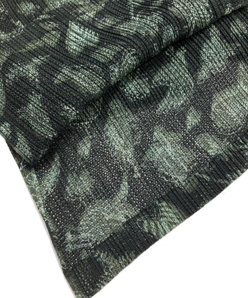 PLEATS PLEASE（プリーツプリーズ）PLEATS PLEASE (プリーツプリーズ) リーフ柄メッシュプリーツブラウス/Mesh Pleated Blouse グリーン サイズ:3の古着・服飾アイテム