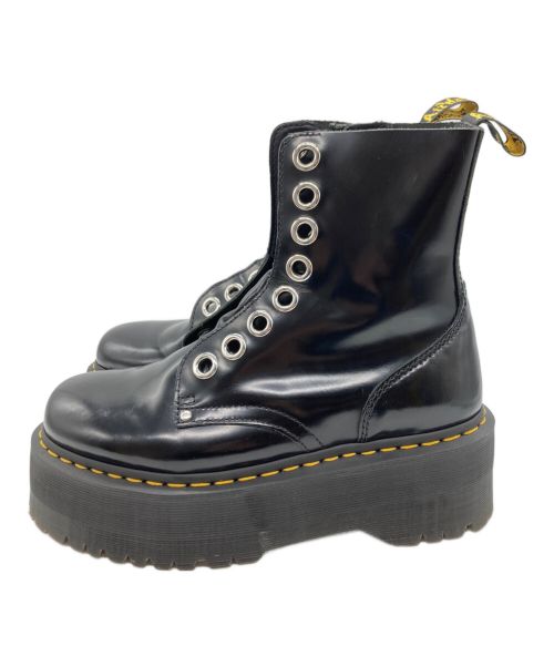 Dr.Martens（ドクターマーチン）Dr.Martens (ドクターマーチン) JADON MAXアイレットブーツ ブラック サイズ:UK6の古着・服飾アイテム