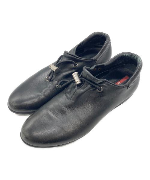 PRADA SPORTS（プラダスポーツ）PRADA SPORTS (プラダスポーツ) レザースニーカー ブラック サイズ:35の古着・服飾アイテム