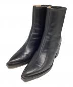 COACHコーチ）の古着「レザーブーツ」｜ブラック