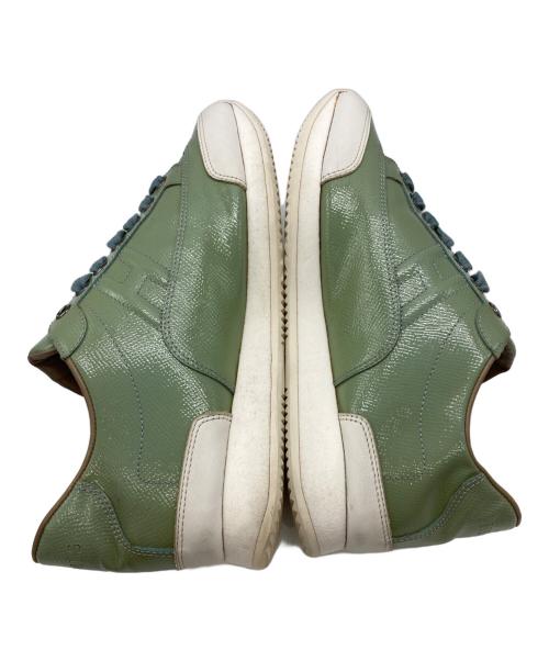 HERMES（エルメス）HERMES (エルメス) ローカットスニーカー グリーン サイズ:37.5の古着・服飾アイテム