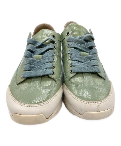 HERMES（エルメス）HERMES (エルメス) ローカットスニーカー グリーン サイズ:37.5の古着・服飾アイテム