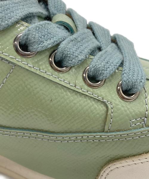 HERMES（エルメス）HERMES (エルメス) ローカットスニーカー グリーン サイズ:37.5の古着・服飾アイテム