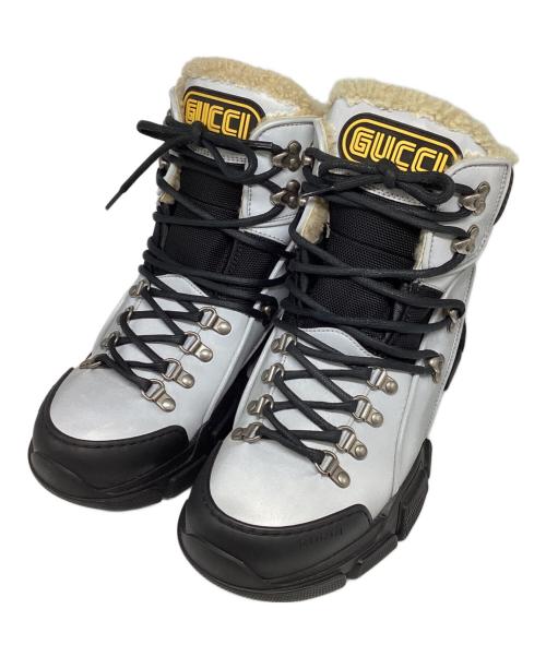 GUCCI（グッチ）GUCCI (グッチ) スノーブーツ グレー サイズ:無しの古着・服飾アイテム