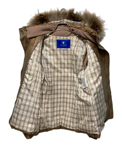 BLUE LABEL CRESTBRIDGE（ブルーレーベルクレストブリッジ）BLUE LABEL CRESTBRIDGE (ブルーレーベルクレストブリッジ) ダウンジャケット ブラウン サイズ:38の古着・服飾アイテム