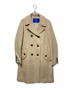 BLUE LABEL CRESTBRIDGEブルーレーベルクレストブリッジ）の古着「ウールコート」｜ベージュ