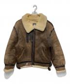 AVIREXアヴィレックス）の古着「ボマージャケット」｜ブラウン