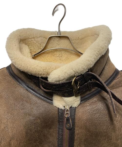 AVIREX（アヴィレックス）AVIREX (アヴィレックス) ボマージャケット ブラウン サイズ:44の古着・服飾アイテム