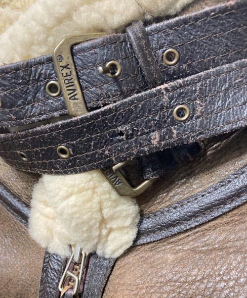 AVIREX（アヴィレックス）AVIREX (アヴィレックス) ボマージャケット ブラウン サイズ:44の古着・服飾アイテム