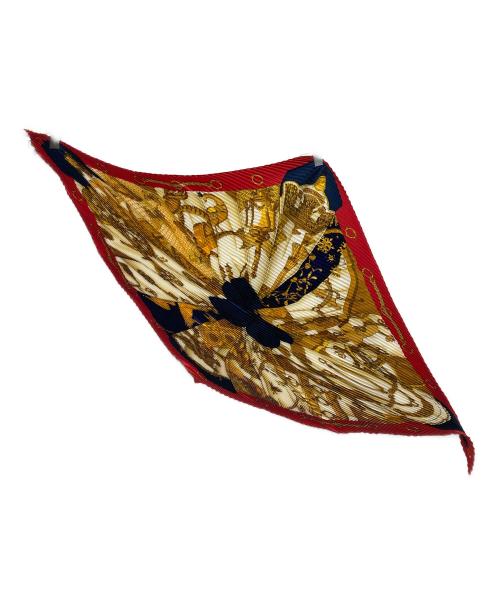 HERMES（エルメス）HERMES (エルメス) ツィリースカーフ レッドの古着・服飾アイテム