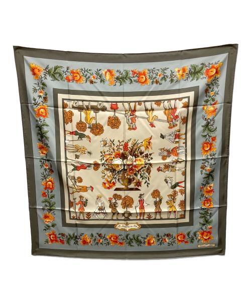 HERMES（エルメス）HERMES (エルメス) スカーフ グレーの古着・服飾アイテム