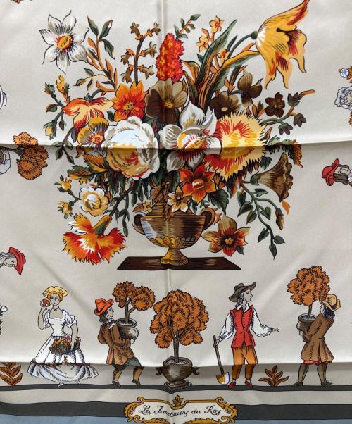 HERMES（エルメス）HERMES (エルメス) スカーフ グレーの古着・服飾アイテム