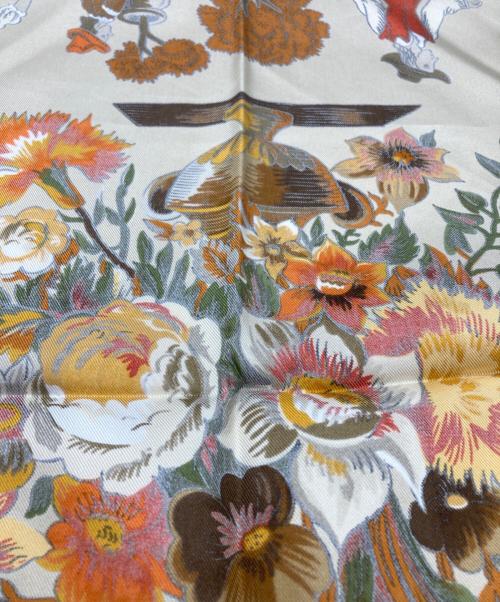 HERMES（エルメス）HERMES (エルメス) スカーフ グレーの古着・服飾アイテム