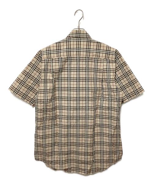 BURBERRY LONDON（バーバリーロンドン）BURBERRY LONDON (バーバリーロンドン) ノバチェック半袖シャツ ベージュ サイズ:Mの古着・服飾アイテム