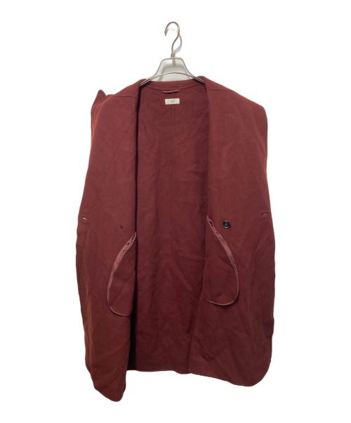 TOMORROWLAND .B（トゥモローランド ビー）TOMORROWLAND .B (トゥモローランド ビー) リバーウール ロングコート ブラウン サイズ:34の古着・服飾アイテム