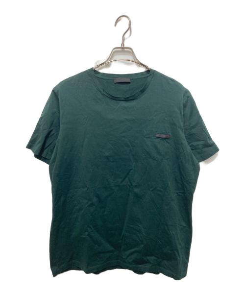 PRADA（プラダ）PRADA (プラダ) ポケットTシャツ オリーブ サイズ:XXLの古着・服飾アイテム