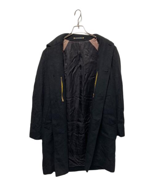 PAUL SMITH（ポールスミス）PAUL SMITH (ポールスミス) CASHMERE SINGLE CHESTER COAT ブラック サイズ:Mの古着・服飾アイテム