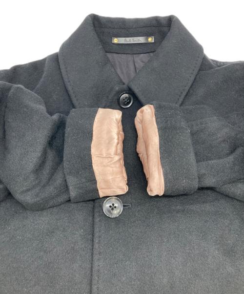 PAUL SMITH（ポールスミス）PAUL SMITH (ポールスミス) CASHMERE SINGLE CHESTER COAT ブラック サイズ:Mの古着・服飾アイテム