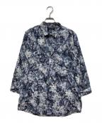 TORNADO MARTトルネードマート）の古着「総柄シャツ」｜ブルー