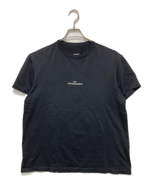 Maison Margiela 10（メゾンマルジェラ 10）Maison Margiela 10 (メゾンマルジェラ 10) 反転ミニロゴTシャツ ブラック サイズ:48の古着・服飾アイテム