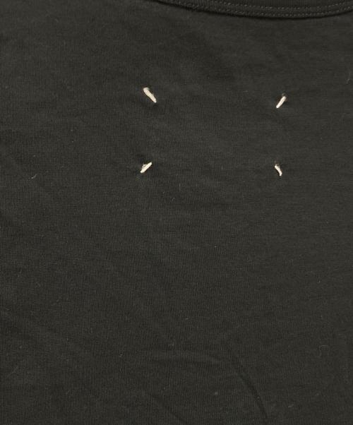 Maison Margiela 10（メゾンマルジェラ 10）Maison Margiela 10 (メゾンマルジェラ 10) 反転ミニロゴTシャツ ブラック サイズ:48の古着・服飾アイテム