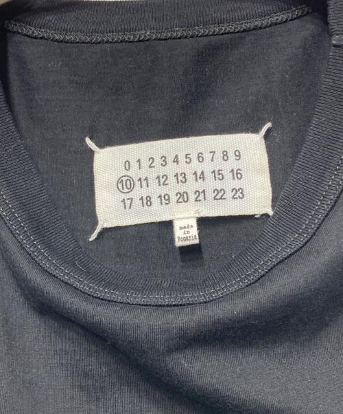 Maison Margiela 10（メゾンマルジェラ 10）Maison Margiela 10 (メゾンマルジェラ 10) 反転ミニロゴTシャツ ブラック サイズ:48の古着・服飾アイテム