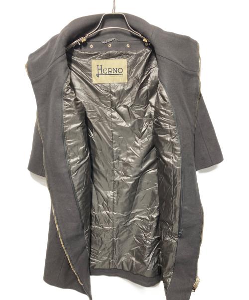 HERNO（ヘルノ）HERNO (ヘルノ) 中綿ライナー付きウールコート グレー サイズ:38の古着・服飾アイテム